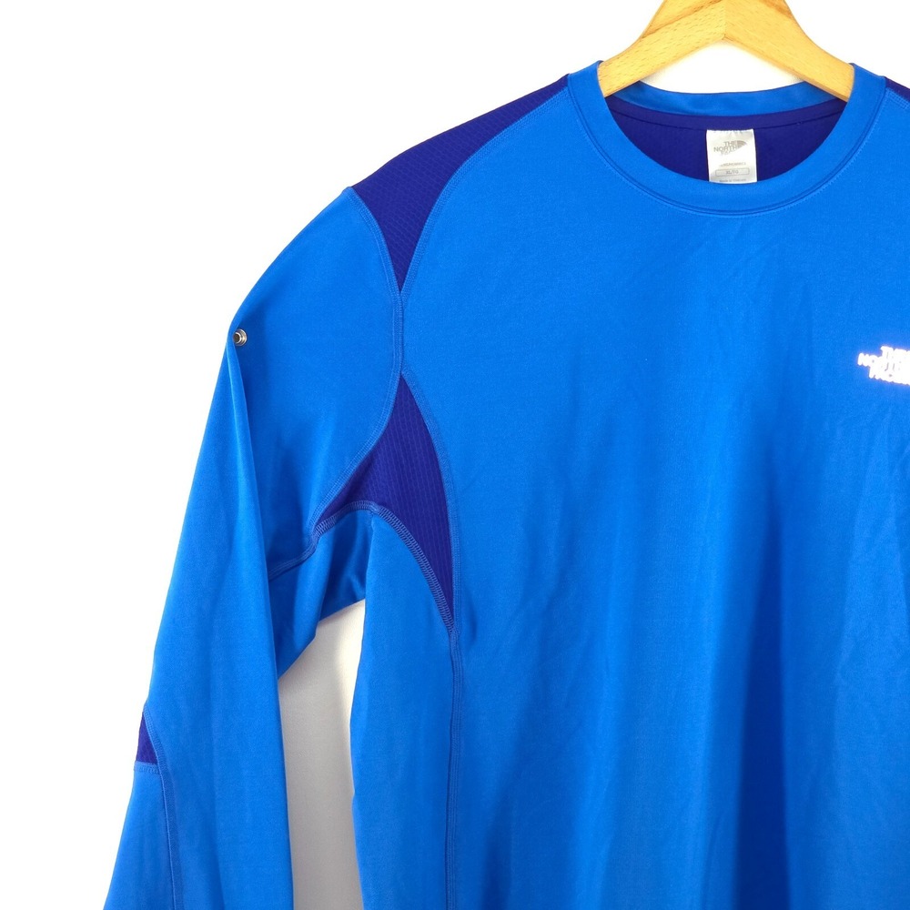 The North Face Shirt Mens XL Crew Neck Gorpcore Vaporwick Logo Activewear Preppy - Picture 12 of 16